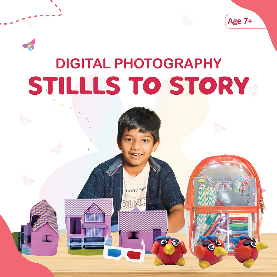 Stills to Stories – Digital Photography Creative Learning Kit (Age 7+ Yrs) with Video Tutorials & Instruction Manual